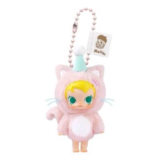 Colgante de peluche de vinilo de Baby Molly Pocket Friends “¿Quién es la chica buena?”