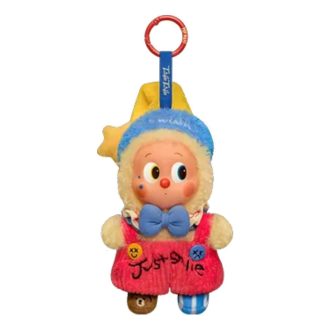 Colgante de peluche de vinilo de la serie “Por qué tan serio” “Gominola arcoíris garabateada”