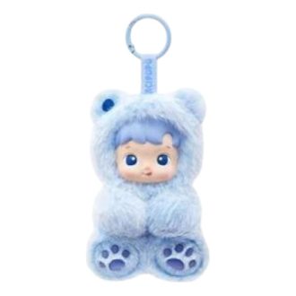 Colgante de peluche de vinilo de osito de goma Hacipupu con sabor a arándano