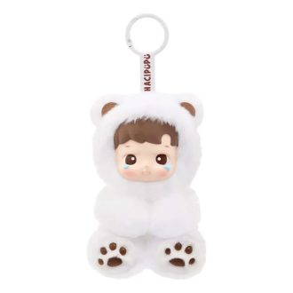 Colgante de peluche de vinilo de osito de goma Hacipupu “Sabor a café con leche”, edición secreta