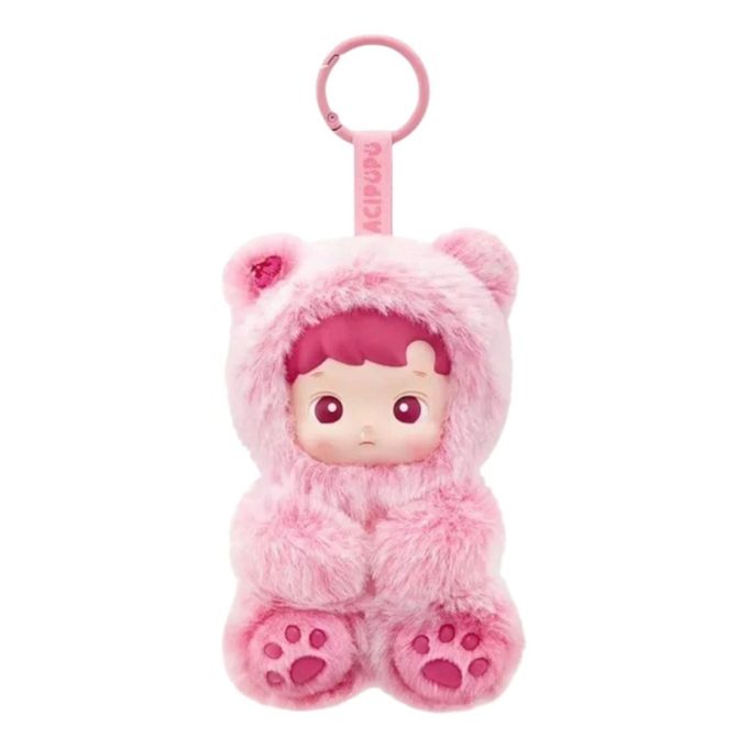 Colgante de peluche de vinilo de osito de goma Hacipupu “Sabor a cereza”