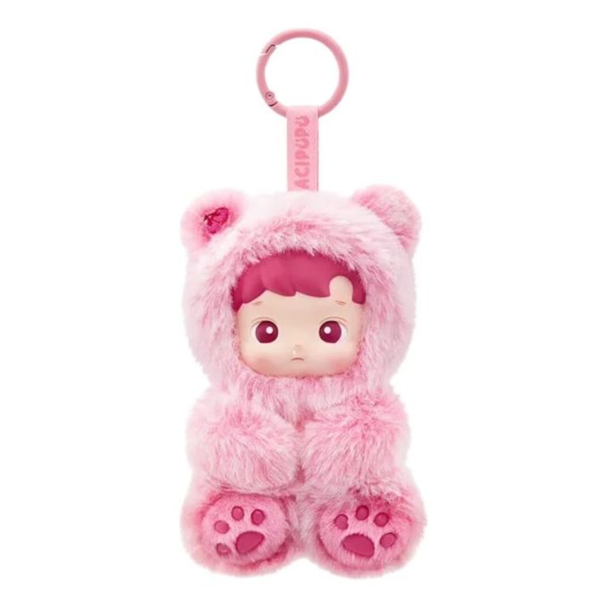 Colgante de peluche de vinilo de osito de goma Hacipupu “Sabor a cereza”