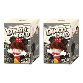Colgante de peluche de vinilo Disney Dimoo World (caja sellada, 2 cajas sorpresa)