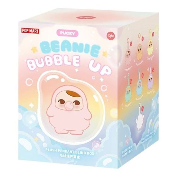 Colgante de peluche Pucky Beanie Bubble Up en estuches sellados (1 caja sorpresa)