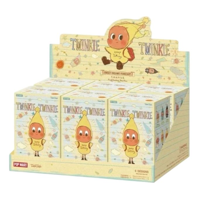 Colgante de peluche Twinkle Twinkle “Dulces sueños” en estuche sellado (6 cajas sorpresa)