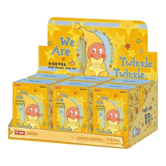 Colgante de peluche Twinkle Twinkle Series en caja sellada (6 cajas sorpresa)