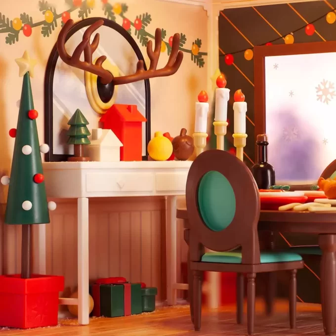 Conjunto de casa navideña POP (cuento de hadas navideño)