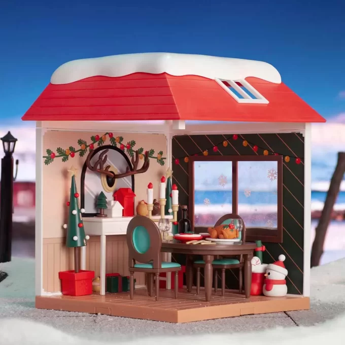 Conjunto de casa navideña POP (cuento de hadas navideño)