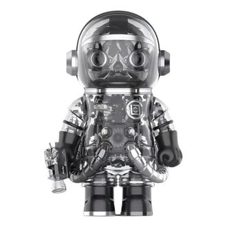 Conjunto Mega Space Molly Black Alienegra de Pop Mart x CLOT 400%