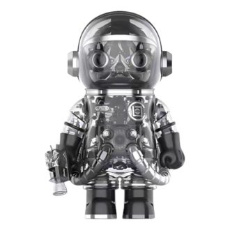 Conjunto Mega Space Molly Black Alienegra de Pop Mart x CLOT 400%