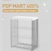 Contenedor de exhibición iluminado ensamblable al 400% POP MART Contenedor de exhibición iluminado ensamblable al 400% POP MART