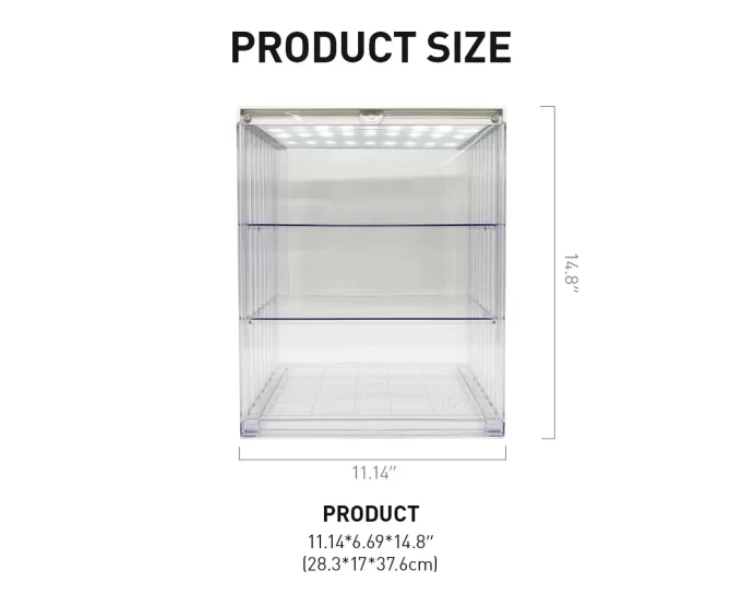 Contenedor de exhibición iluminado ensamblable al 400% POP MART Contenedor de exhibición iluminado ensamblable al 400% POP MART