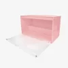 Contenedor de exhibición luminoso POP MART (blanco, amarillo y rosa)