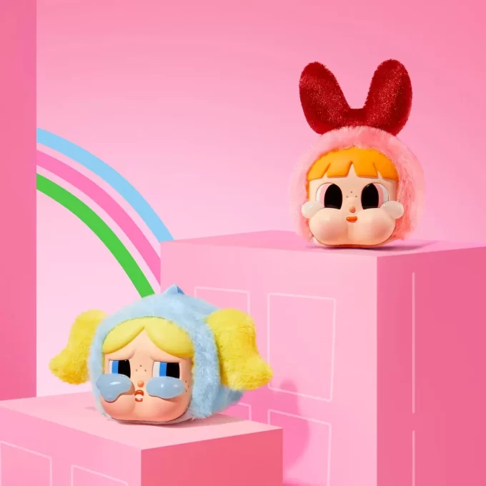 CRYBABY × Serie Las Chicas Superpoderosas – Caja sorpresa de peluche con cara de vinilo CRYBABY × Serie Las Chicas Superpoderosas – Caja sorpresa de peluche con cara de vinilo