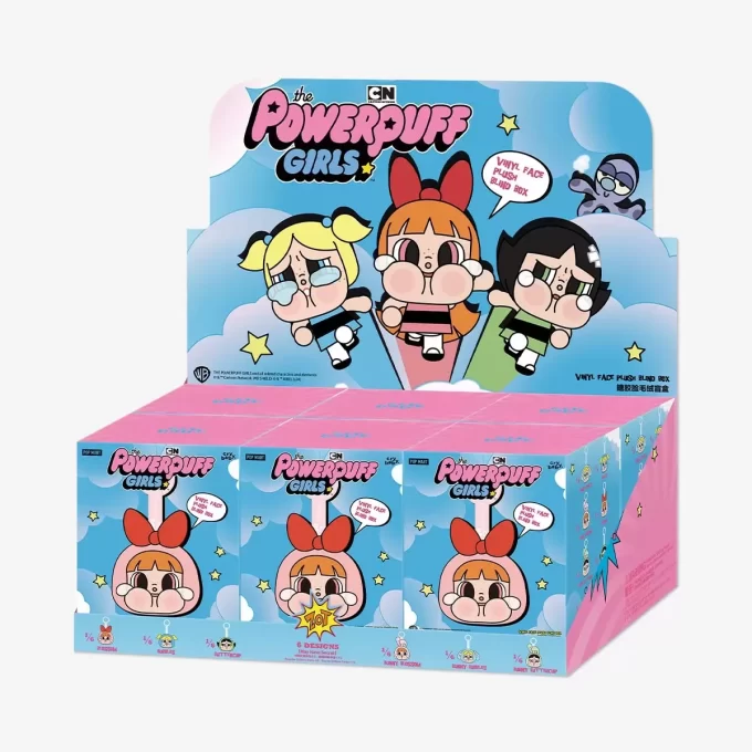 CRYBABY × Serie Las Chicas Superpoderosas – Caja sorpresa de peluche con cara de vinilo CRYBABY × Serie Las Chicas Superpoderosas – Caja sorpresa de peluche con cara de vinilo