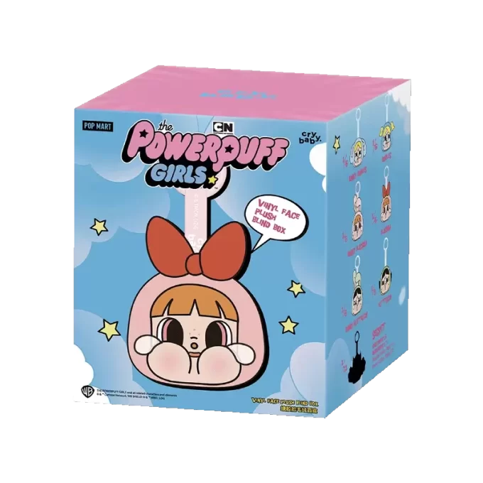 CRYBABY × Serie Las Chicas Superpoderosas – Caja sorpresa de peluche con cara de vinilo CRYBABY × Serie Las Chicas Superpoderosas – Caja sorpresa de peluche con cara de vinilo