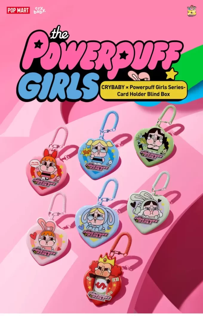 CRYBABY× Serie Las Chicas Superpoderosas – Caja Sorpresa Porta Tarjetas