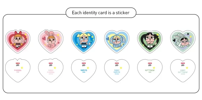 CRYBABY× Serie Las Chicas Superpoderosas – Caja Sorpresa Porta Tarjetas