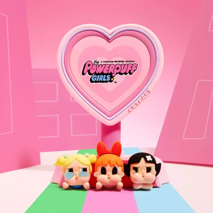 CRYBABY × Serie Las Chicas Superpoderosas – Soporte para teléfono móvil