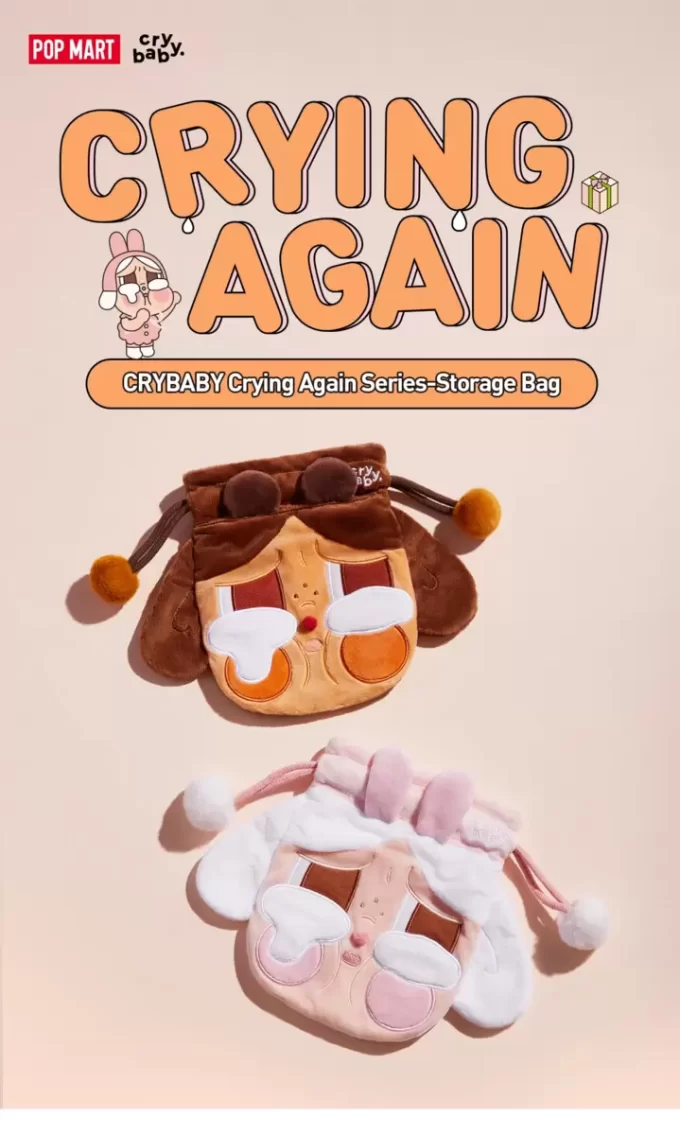 CRYBABY Serie Llorando de Nuevo – Bolsa de Almacenamiento CRYBABY Serie Llorando de Nuevo – Bolsa de Almacenamiento