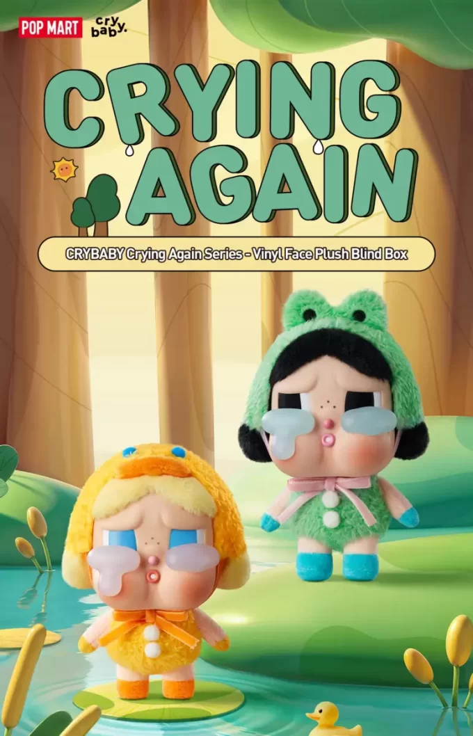 CRYBABY Serie Llorando de Nuevo – Caja Sorpresa de Peluche con Cara de Vinilo CRYBABY Serie Llorando de Nuevo – Caja Sorpresa de Peluche con Cara de Vinilo