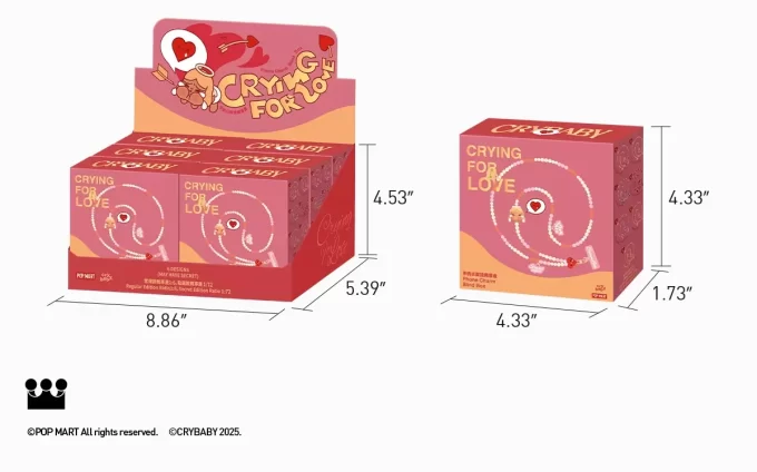 CRYBABY Serie Llorando por Amor – Caja Sorpresa con Encanto para Teléfono
