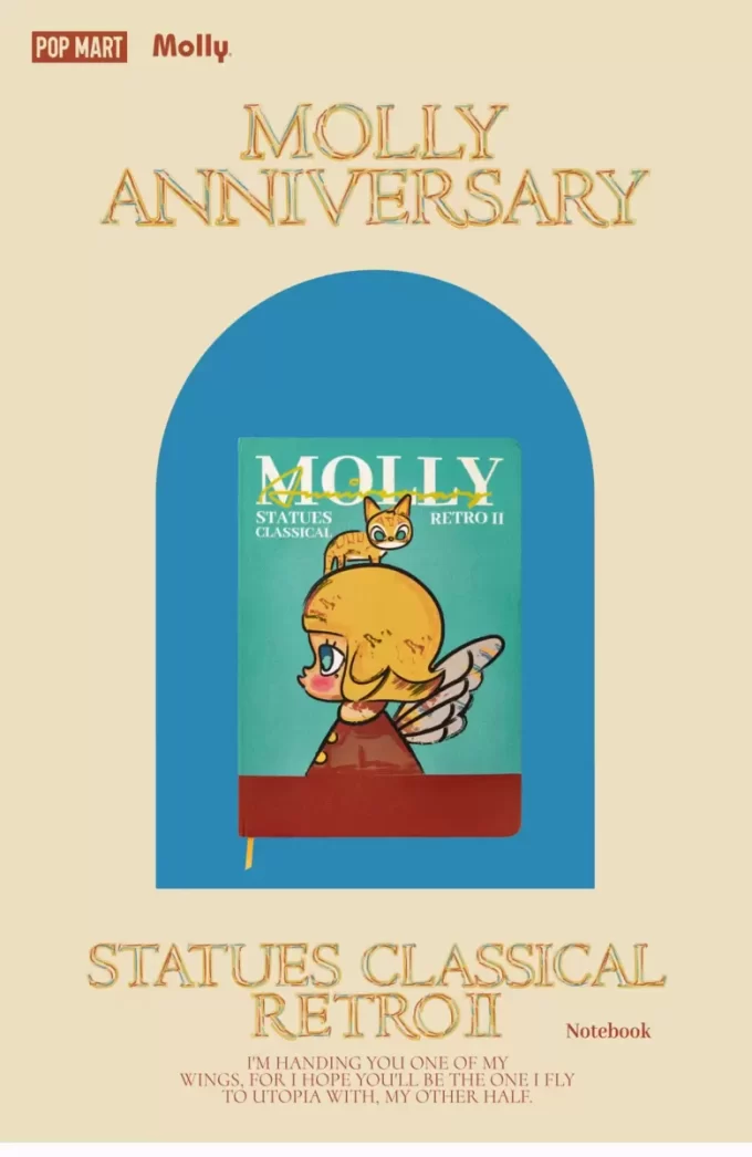 Cuaderno MOLLY Anniversary Statues Classical Retro 2 Series