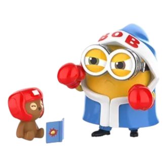 Cuentos de los Minions para dormir de Bob y Tim: Figuras “Fundamentos del boxeo”