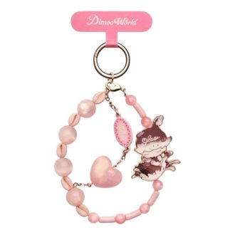 Dimoo Crush on Coffee – Amuleto para teléfono “Carta de amor con rosa”