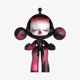 MEGA α SKULLPANDA 1000% Cristal Rojo