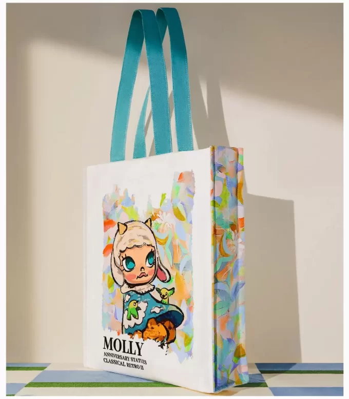 Estatuas de aniversario MOLLY, serie clásica retro 2, bolsa de lona