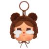 Estuche de vinilo para auriculares de peluche con cara de Crybaby “El amor nos hace llorar”