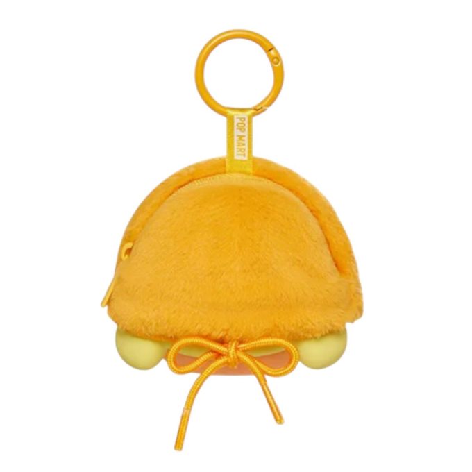 Estuche de vinilo para auriculares de peluche con la cara de Crybaby “DUCK YOU”