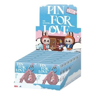 Estuche sellado con alfiler Labubu para colgante con carta de amor (N-Z) (14 cajas sorpresa)