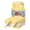 Estuche sellado con alfiler Labubu para colgante de carta de amor (A-M) (14 cajas sorpresa)