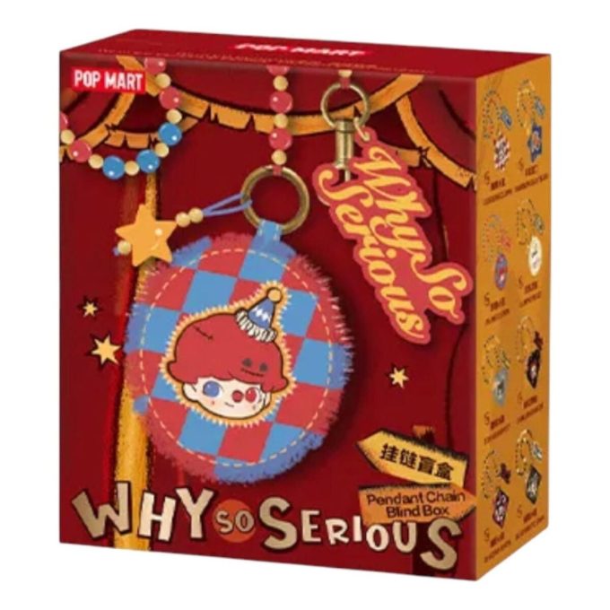 Estuche sellado con cadena Why SO SERIOUS (1 caja sorpresa)