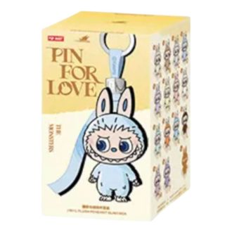 Estuche sellado con colgante de peluche Labubu Pin for Love (A-M) (1 caja sorpresa)