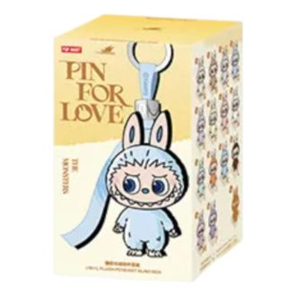Estuche sellado con colgante de peluche Labubu Pin for Love (A-M) (1 caja sorpresa)
