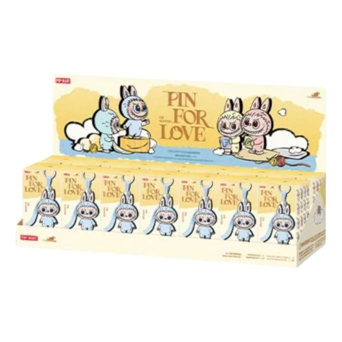 Estuche sellado con colgante de peluche Labubu Pin for Love (A-M) (14 cajas sorpresa)