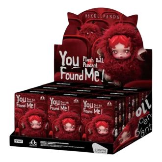 Estuche sellado con colgante de peluche “Me encontraste” de Skullpanda (9 cajas sorpresa)