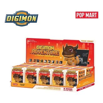 Estuche sellado con imán para nevera de Digimon (10 cajas sorpresa)
