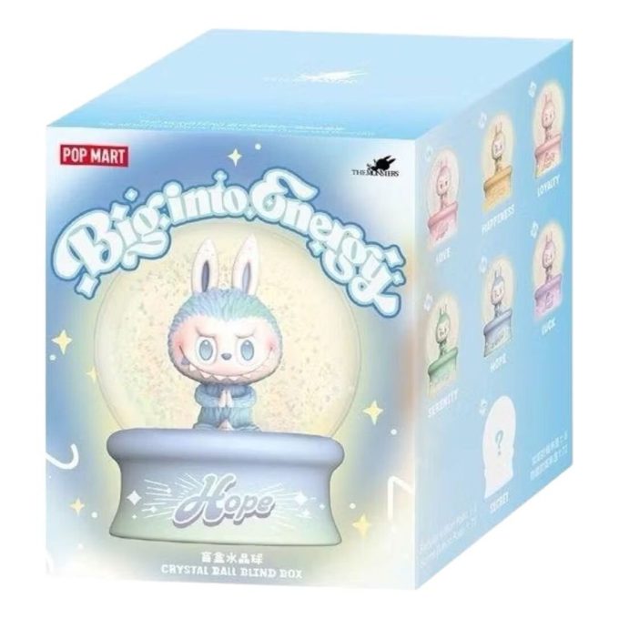 Estuche sellado de bola de cristal Labubu Big into Energy (1 caja sorpresa)