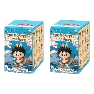 Estuche sellado de One Piece The Monsters Labubu (2 cajas sorpresa)