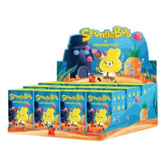 Estuche sellado Pop Mart x Bob Esponja Los Monstruos Labubu (12 cajas sorpresa)