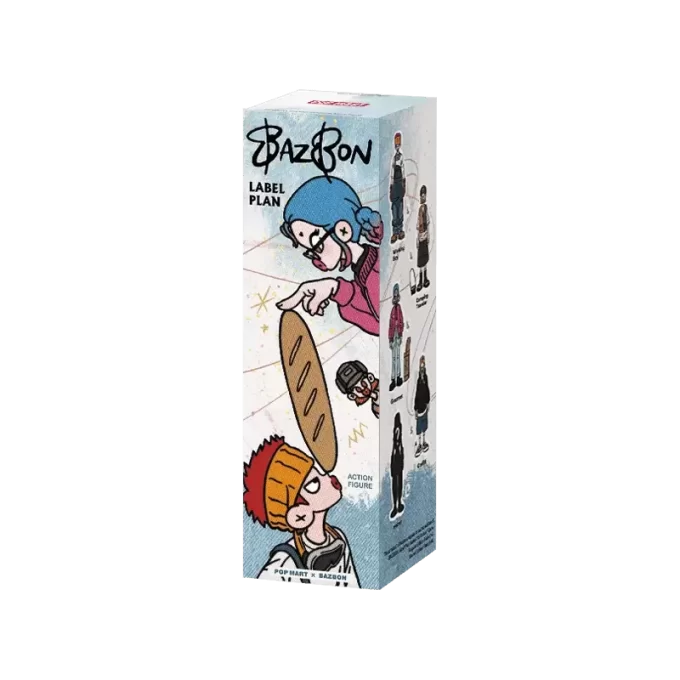 Figura de acción BAZBON Label Plan Series 1/8
