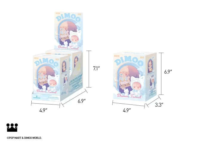 Figura de acción de la serie DIMOO Dream Travel