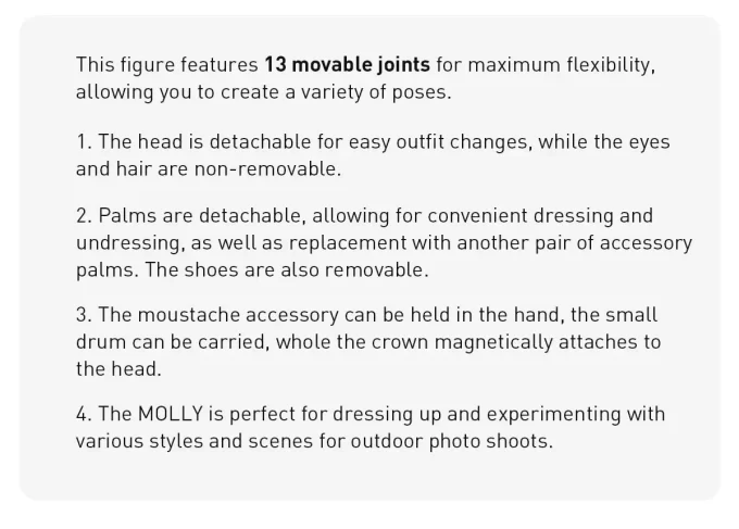 Figura de acción de MOLLY Cascanueces