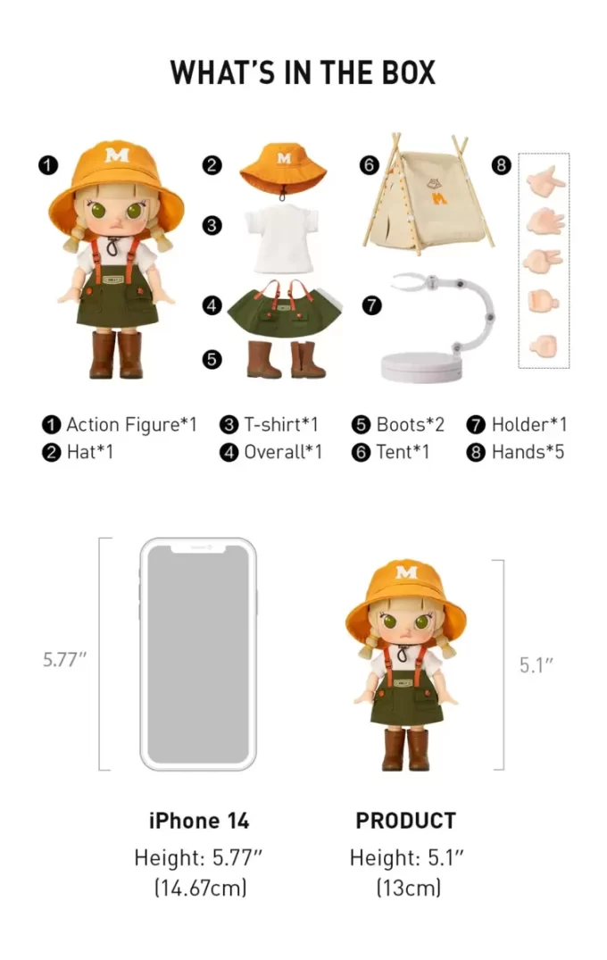 Figura de acción de MOLLY Go Camping