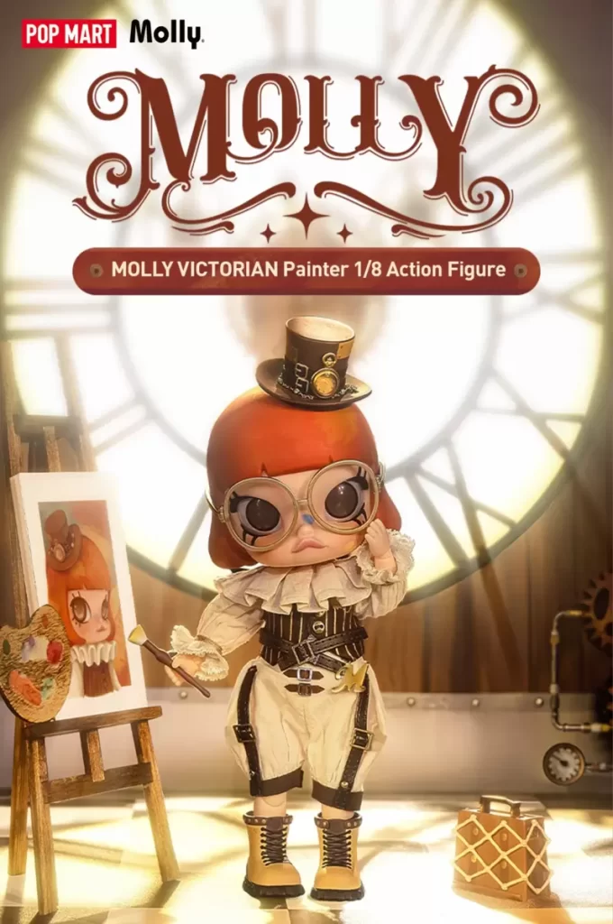 Figura de acción de MOLLY, pintora victoriana, escala 1/8