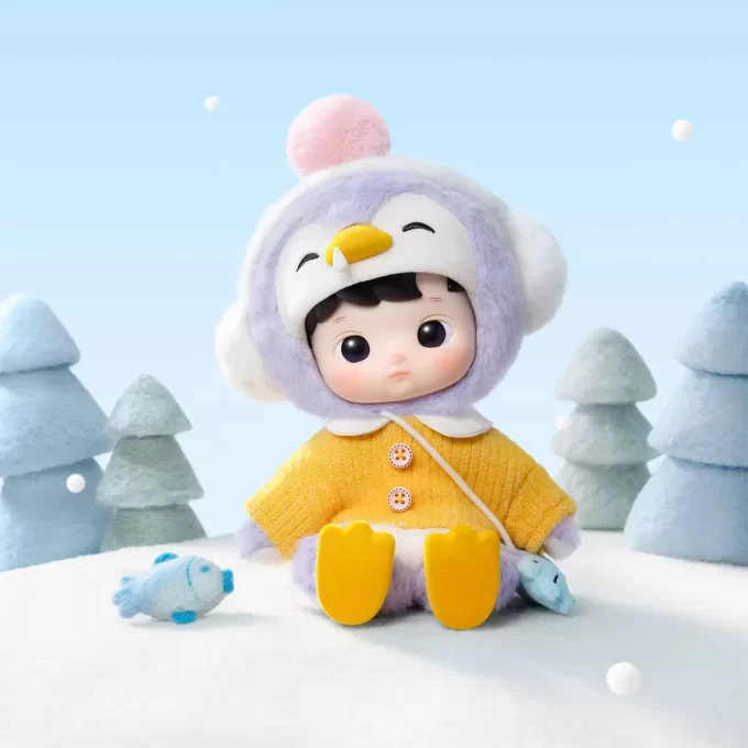 Figura de acción de pingüino HACIPUPU 1/8